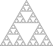 fraktales-design - Zoomfahrt in dass Sierpinski-Dreieck
